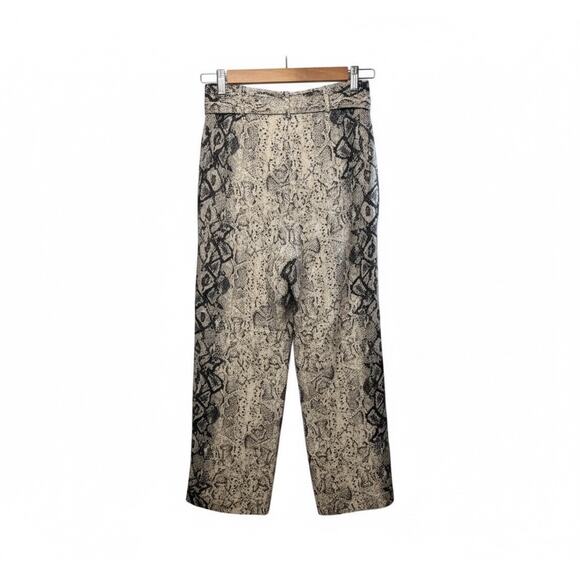 Moon River Snakeskin Print Pants with Belt – NWT – Size M - Picture 3 of 7
